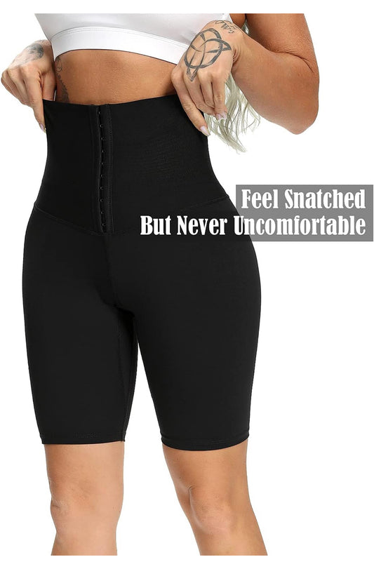 Active High-Waisted Corset Shorts Body Shaper